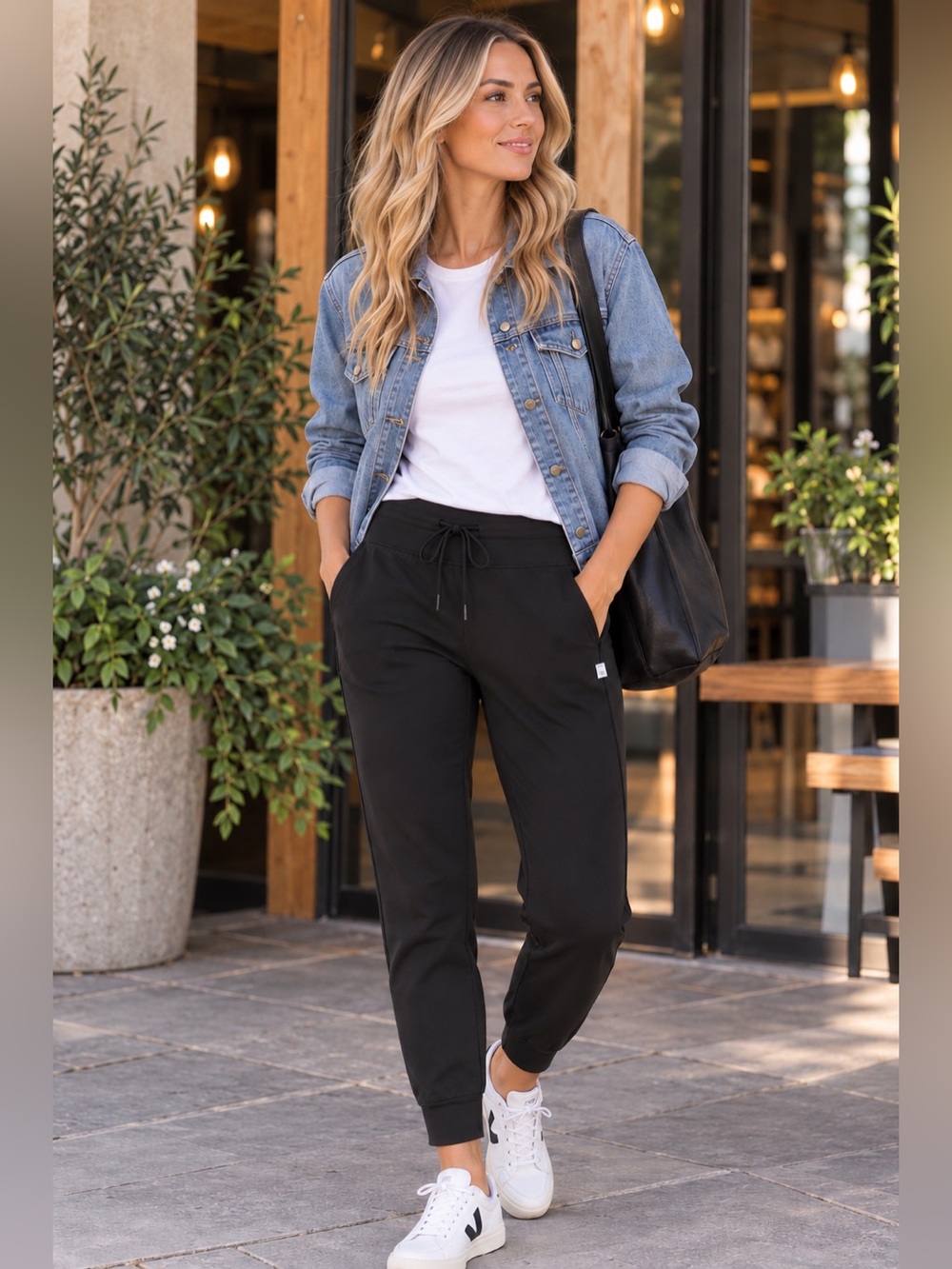 Vuori daily jogger pants black medium
